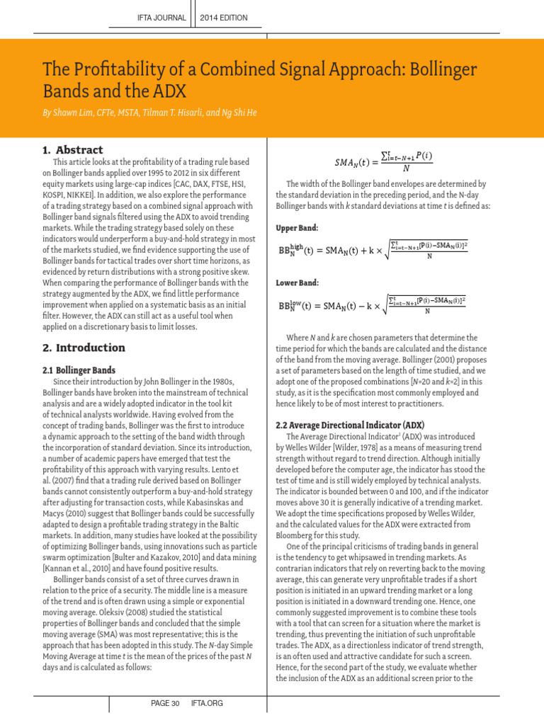 SSRN Id2230499 | PDF | Technical Analysis | Moving Average
