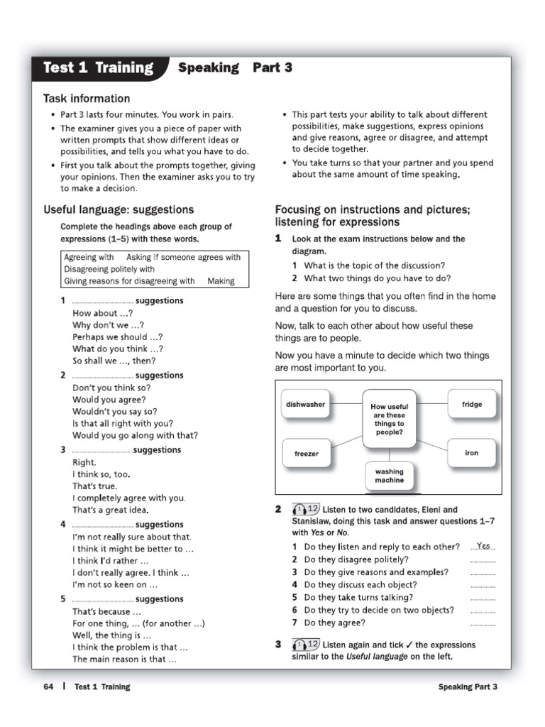Week 11 Training Speaking Part 3 | PDF