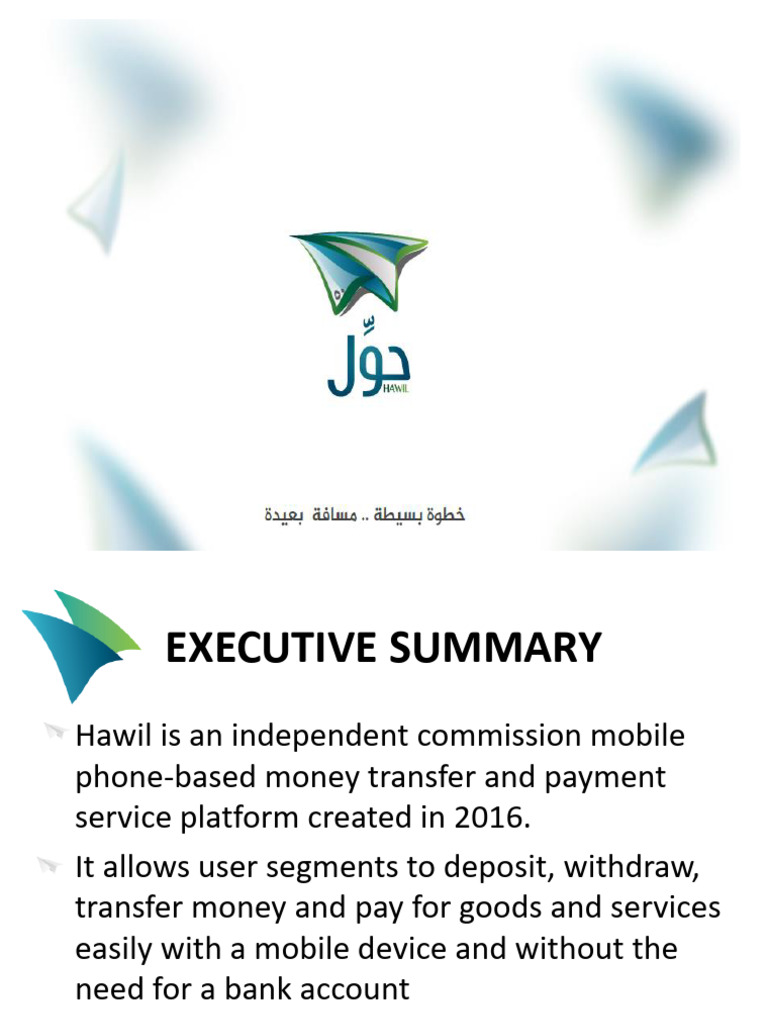 Hawil: Mobile Money Transfer in Sudan | PDF
