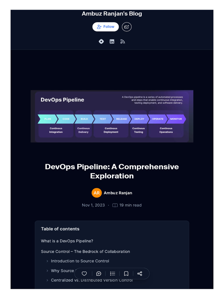 DevOps Pipeline - A Comprehensive Exploration | PDF | Unit Testing ...