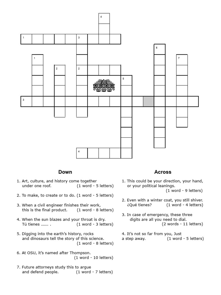 Crossword Puzzle Clues & Answers | PDF