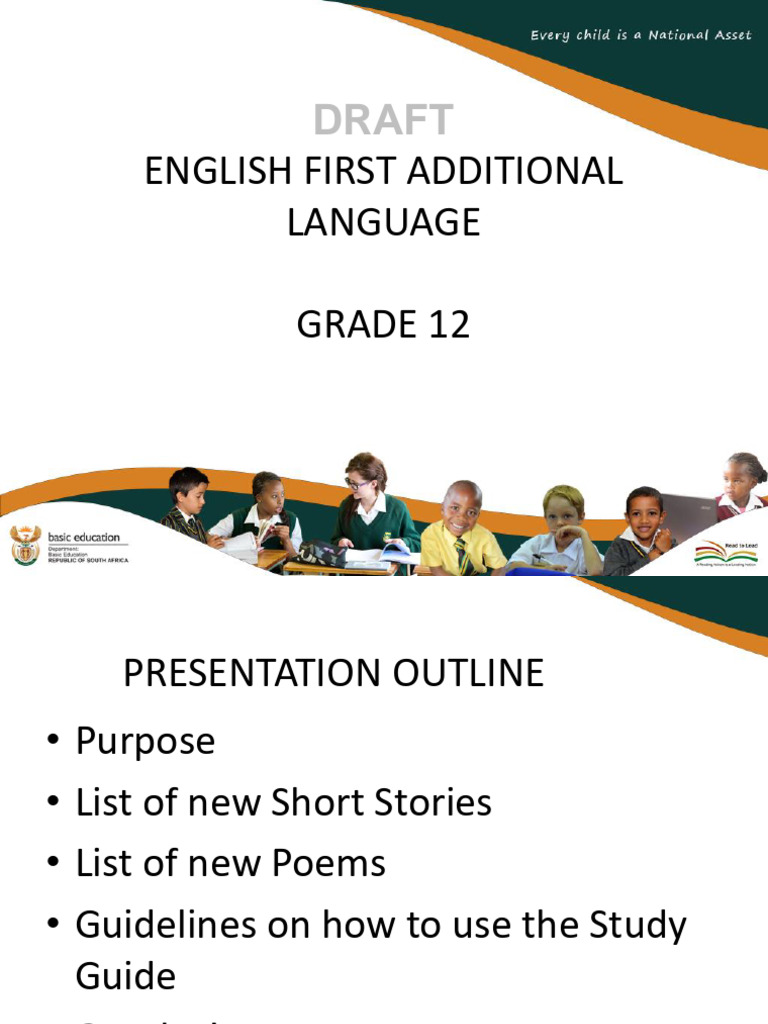 Grade 12 English Poetry Study Guide | PDF | Poetry | British Poetry