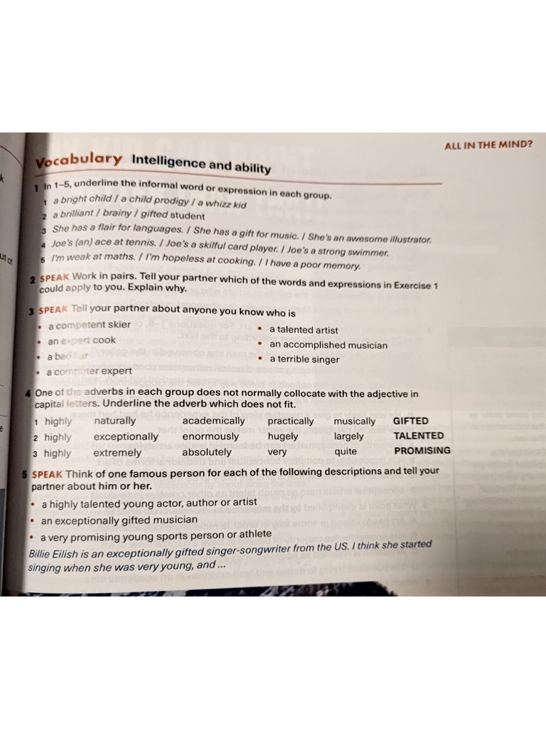C1 Intelligence and Ability | PDF