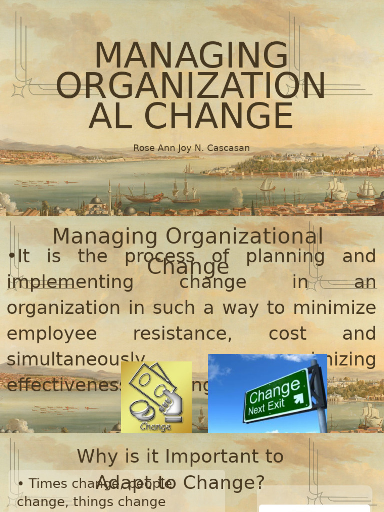 Effective Strategies for Organizational Change | PDF | Economics ...