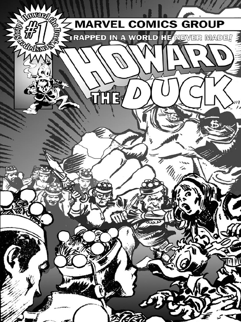 Howard The Duck Newspaper Strips by Steve Gerber | PDF