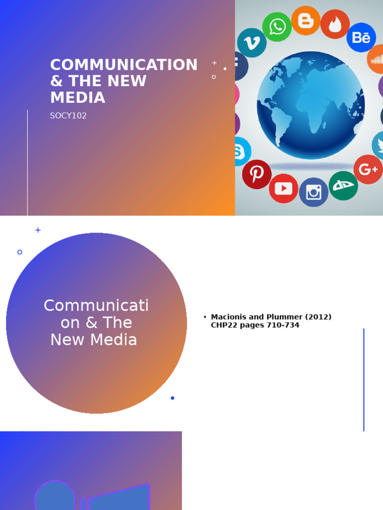 Communication and The New Media | PDF | Mass Media | Communication