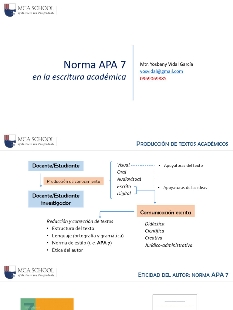 Guía de Normas APA 7 para Escritura Académica | PDF | Estilo apa | Blog