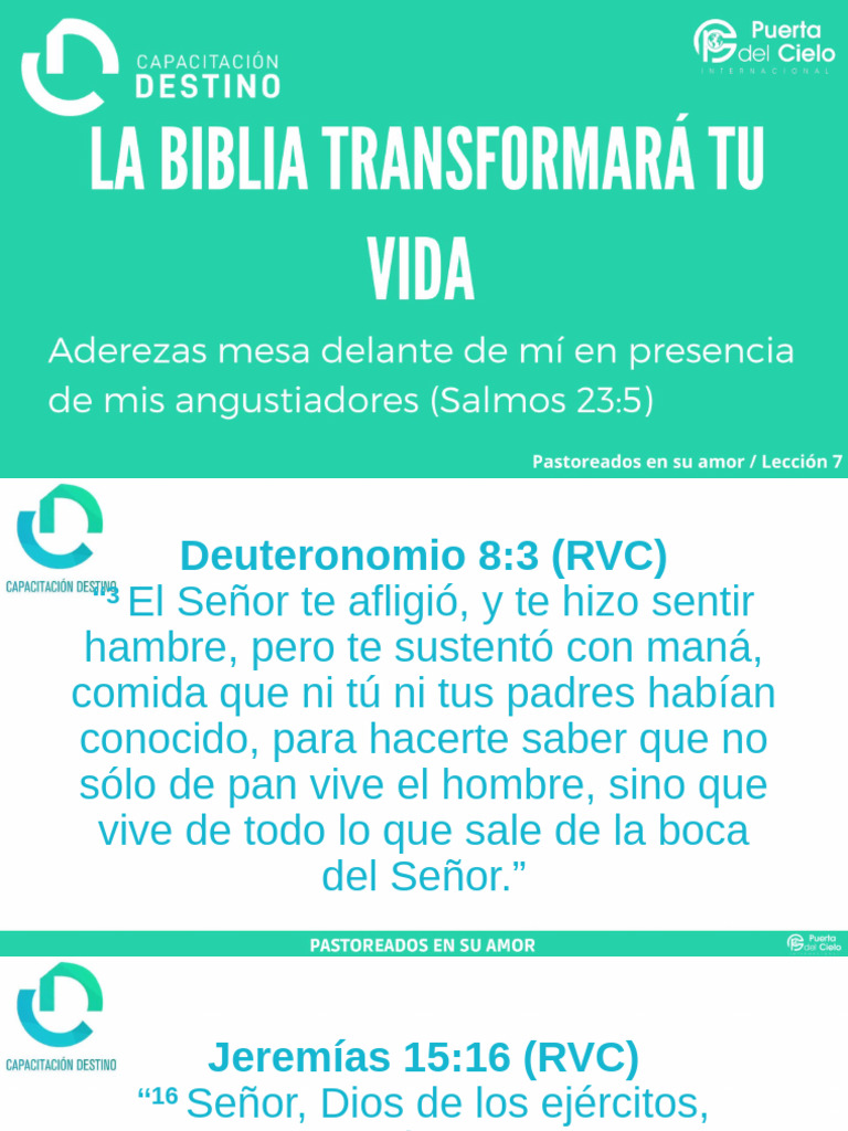 La Palabra de Dios como Alimento Espiritual | PDF | Cristo (título) | Jesús