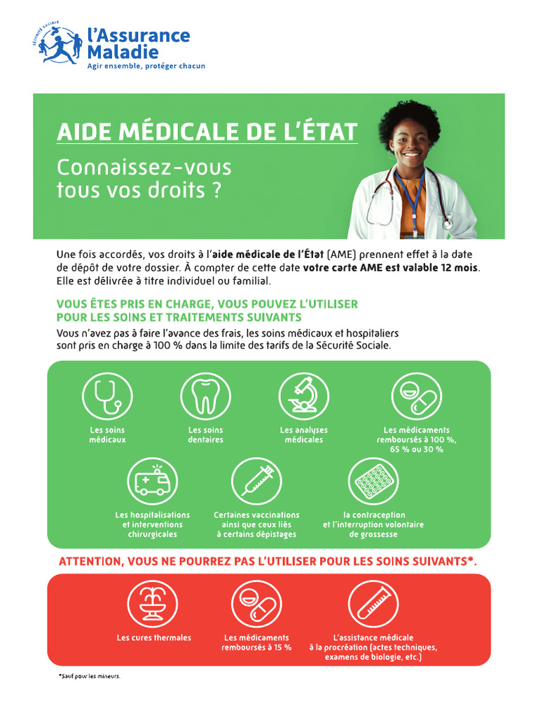 Flyer Ame Francais Assurance Maladie | PDF