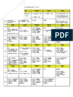 LU5 Block 8 Schedule 2012