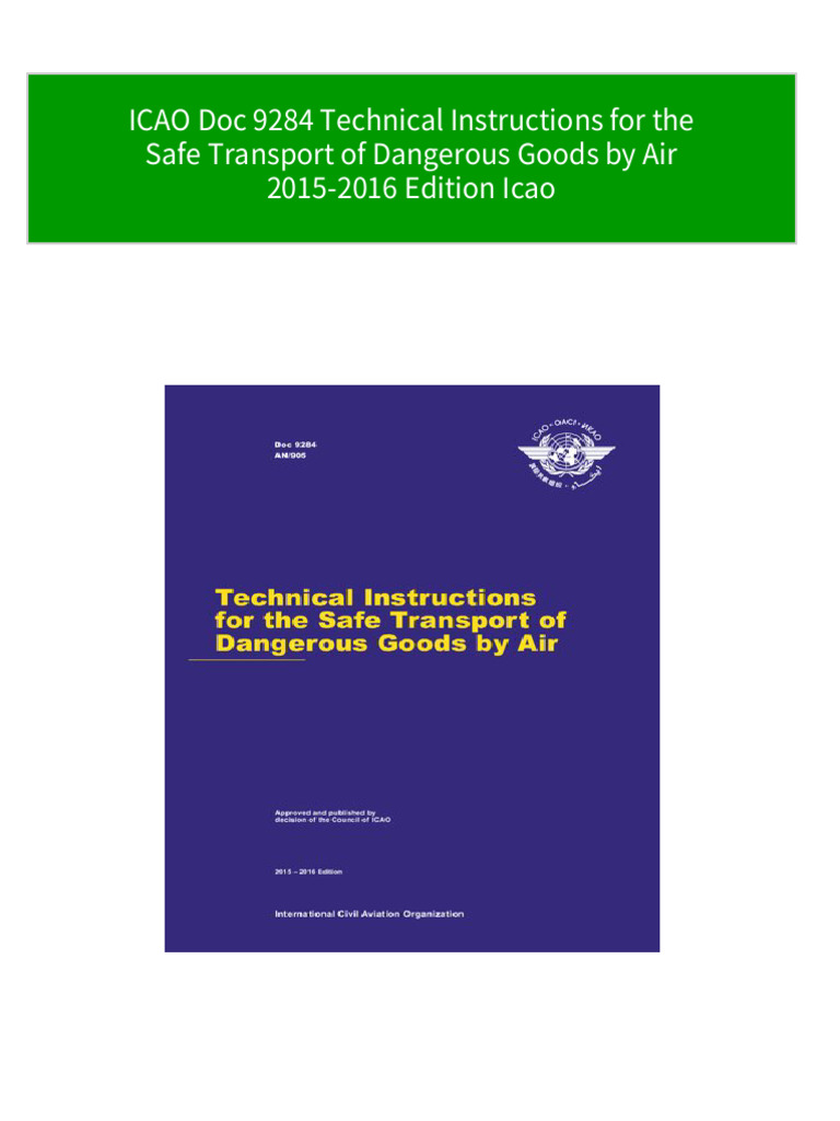 Icao Doc 9284