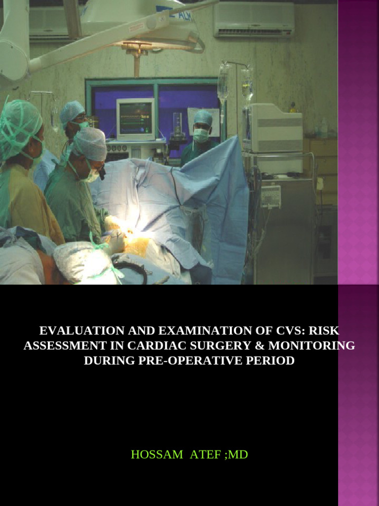 Preoperative Cardiac Assessment and Management | PDF | Heart ...