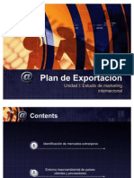 Plan de Exportación