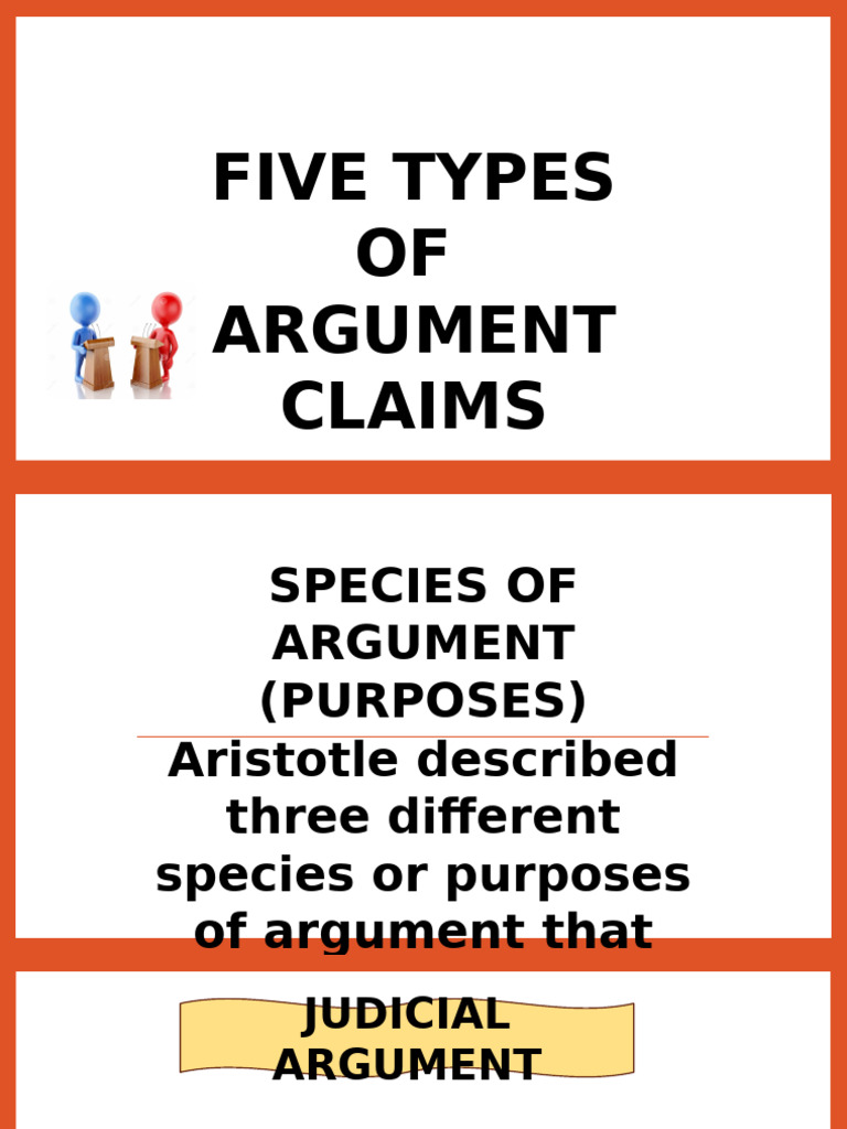 Types of Argument Claims | PDF | Argument | Logos