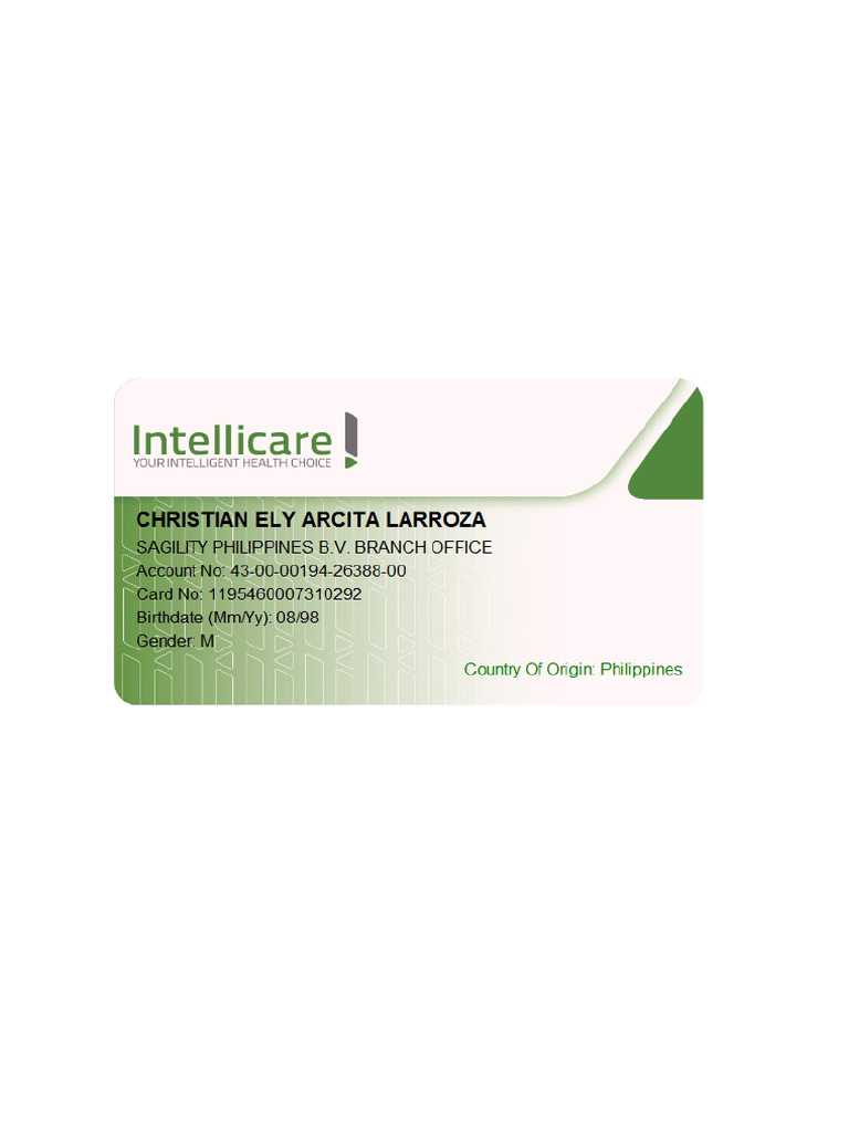 DigiCard 1195460007310292 | PDF