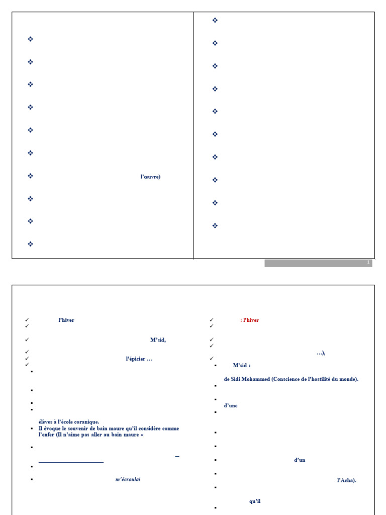 Compte rendus des chapitres 1 à 12 | PDF
