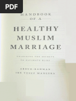 Handbook of A Healthy Muslim Marriage | PDF | Marriage | Divorce