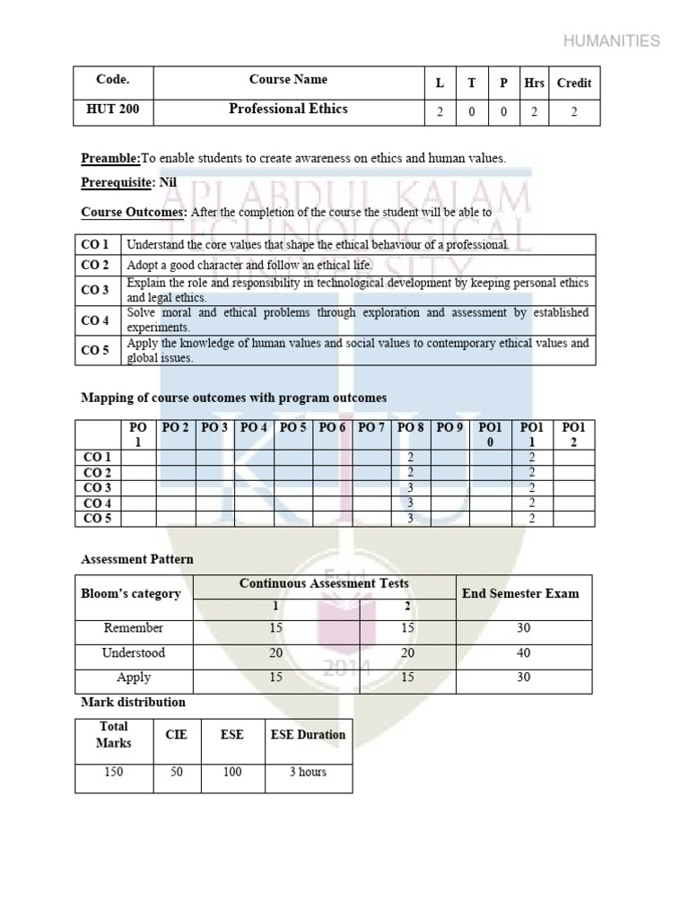 Ethics for Engineering Students | PDF | Morality | Integrity
