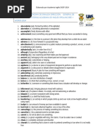 Grade 9 Spelling Bee Word List | PDF
