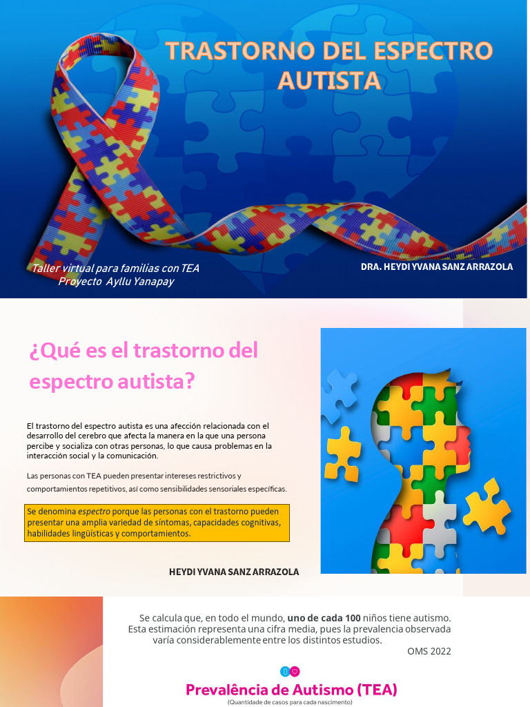 Guía sobre el Trastorno del Espectro Autista | PDF | Espectro autista ...