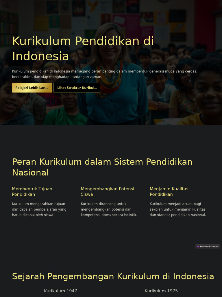 Kurikulum Pendidikan Indonesia 2023 | PDF