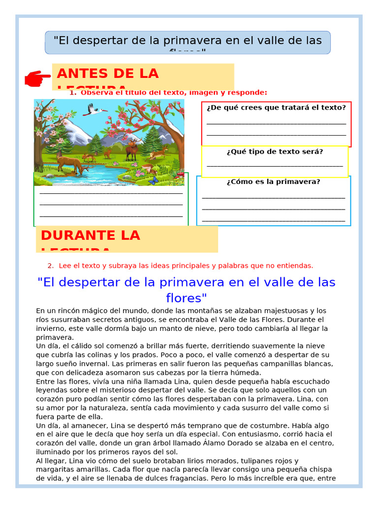 Despertar de la Primavera en el Valle | PDF | Temporada de primavera)