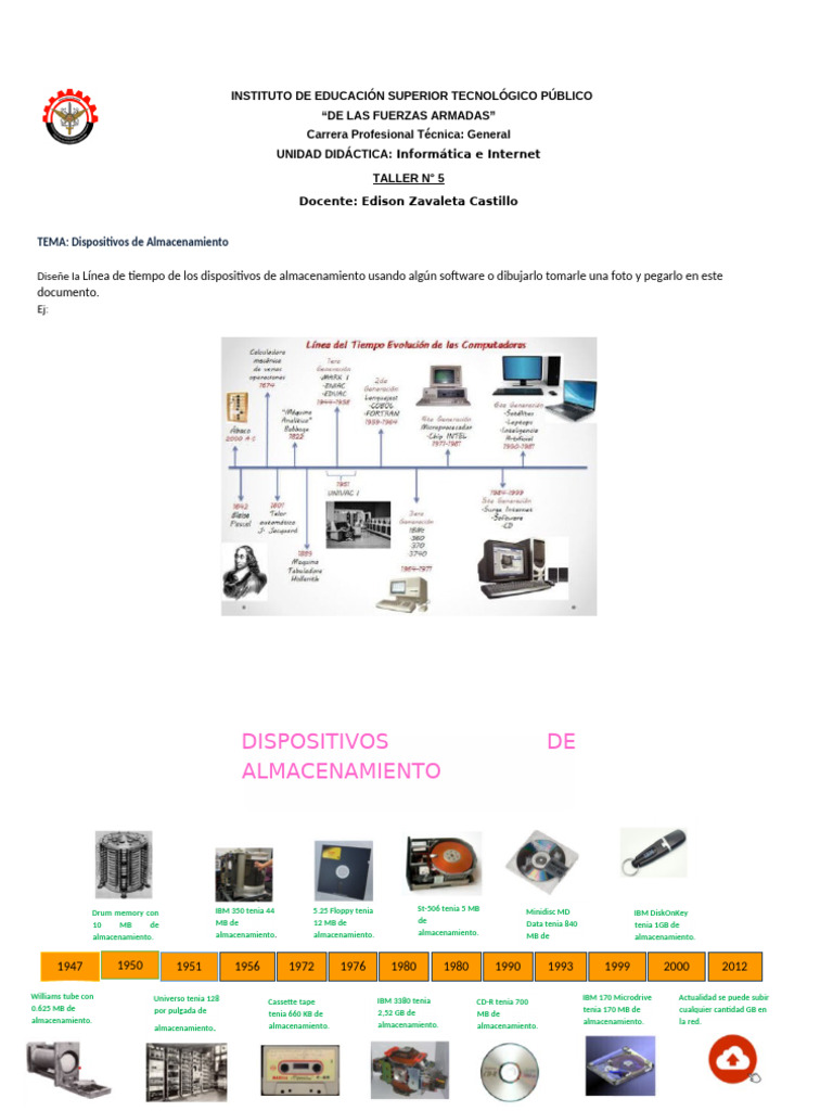 Dispositivos de Almacenamiento | PDF | Hardware de la computadora ...
