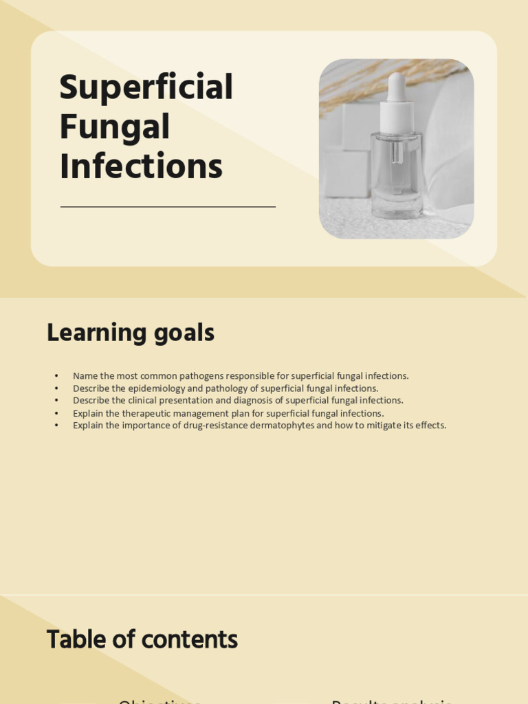 Superficial Fungal Infections | PDF | Candidiasis | Epidemiology