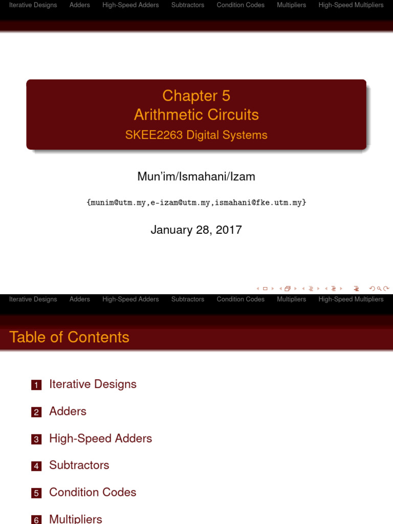 Add05 Arithmetic | PDF | Digital Electronics | Arithmetic