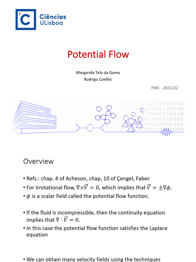 4-Potential Flow | PDF | Fluid Dynamics | Drag (Physics)