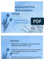 Occupational Risk of Anti Neoplastic Drugs