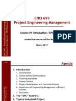 Introduction and EPC Business Don McKenzie - Janaka Ruwanpura