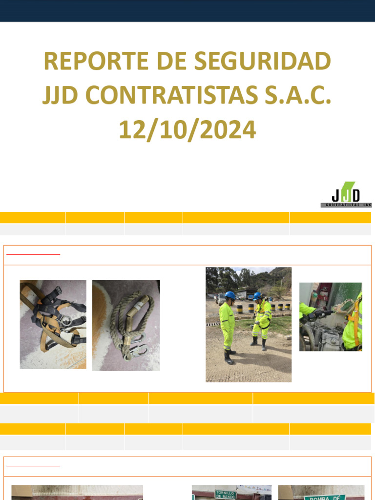Reportes JJD 12-10-2024 Dia | PDF | Ingenieria Eléctrica | Electricidad