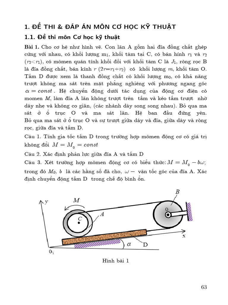 Thi & Ápánmônc H CK THU T 1.1. Thi Môn C H CK Thu T: Const | PDF