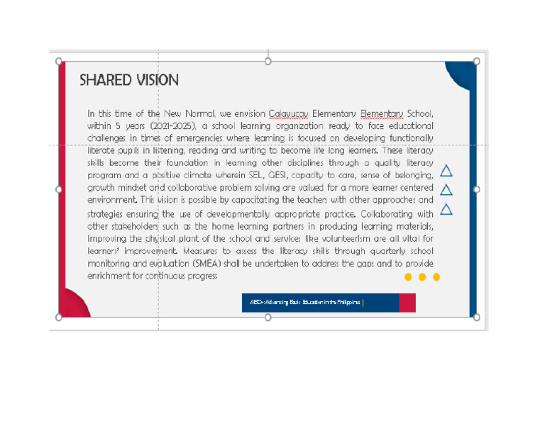 Shared Vision - Lea | PDF