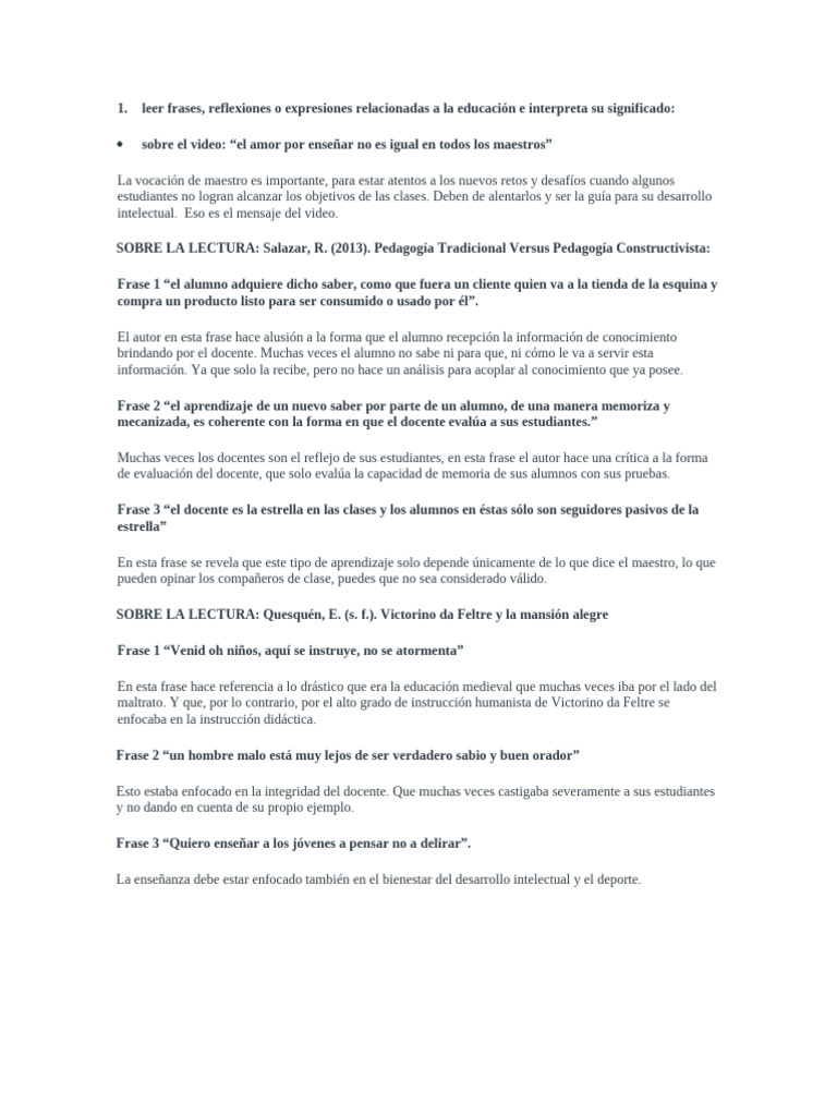 Foro 2 | PDF | Maestros | Enseñando