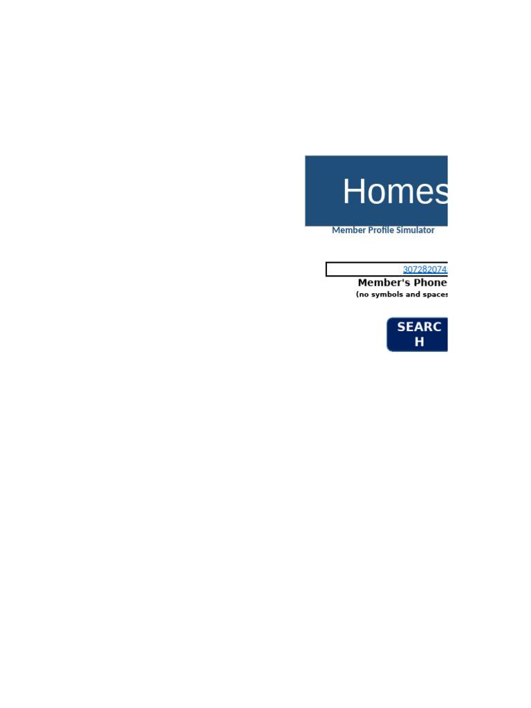 Mock Call Simulator Member Profiles | PDF