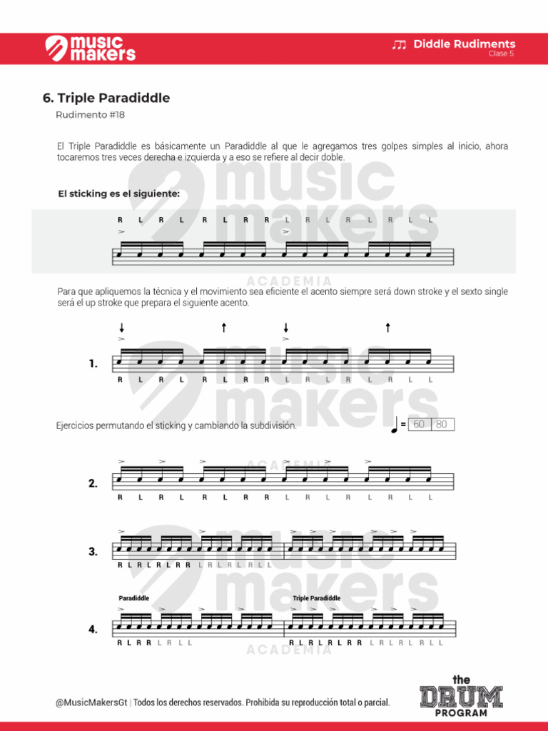 Rudimentos - Clase 5 | PDF