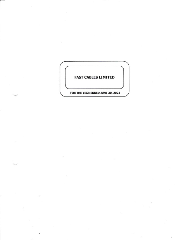 Fast Cables Financial Overview 2023 | PDF | Lease | Depreciation
