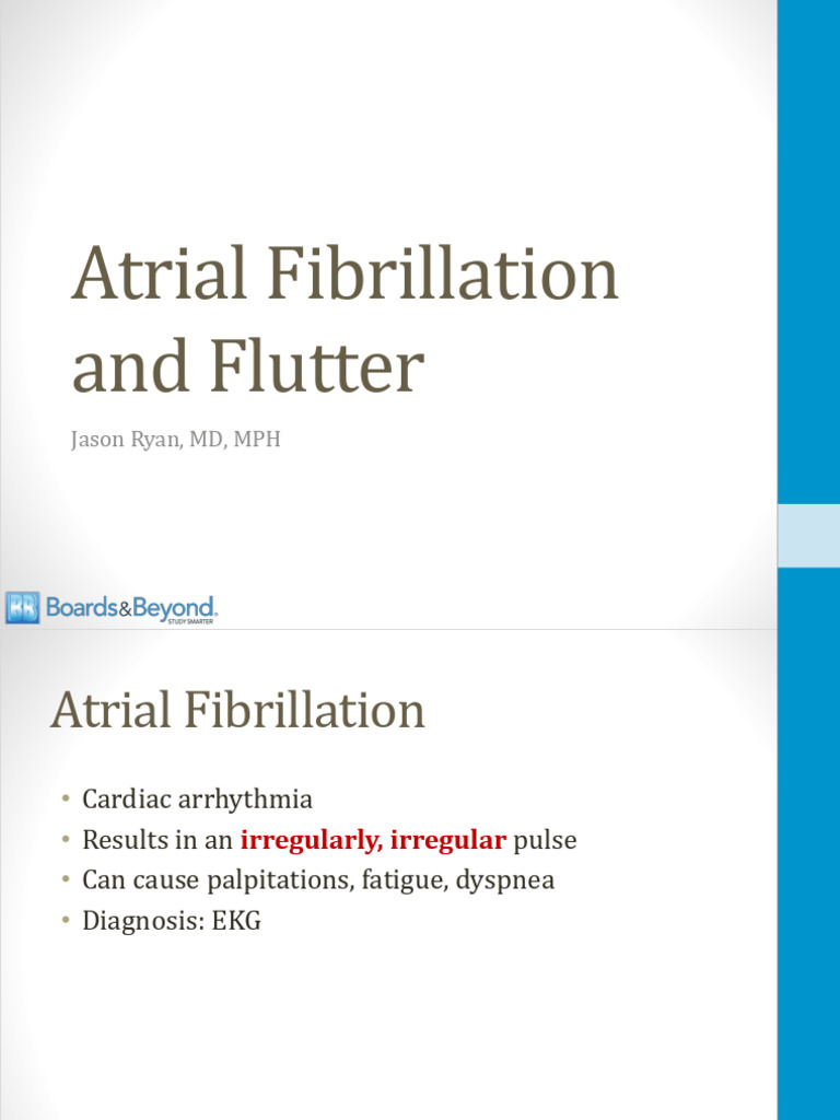Atrial Fibrillation and Flutter (Medicalstudyzone - Com) | PDF | Heart ...