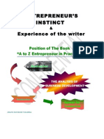 Entrepreneur'S Instinct: Experience of The Writer