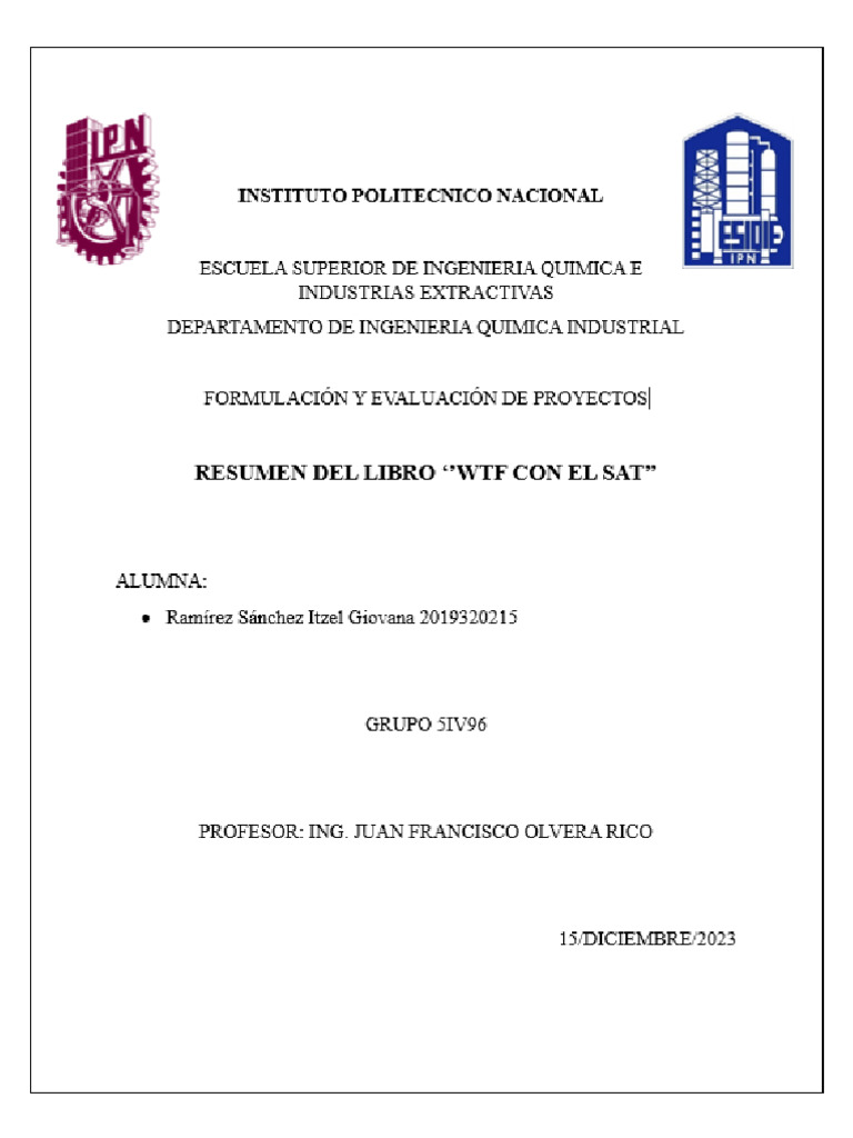 Resumen WTF Con El Sat Final | PDF