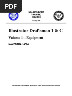 US Navy Course NAVEDTRA 14064 Illustrator Draftsman 3 & 2 Vol 1—Equipment