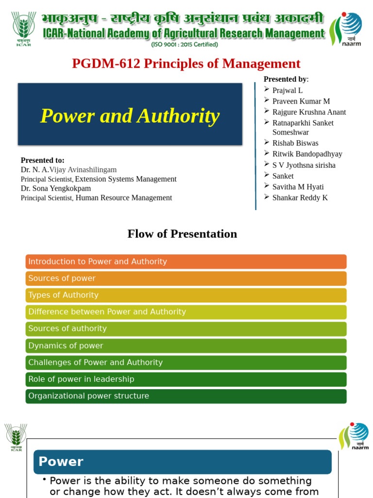 Understanding Power and Authority Dynamics | PDF | Power (Social And ...