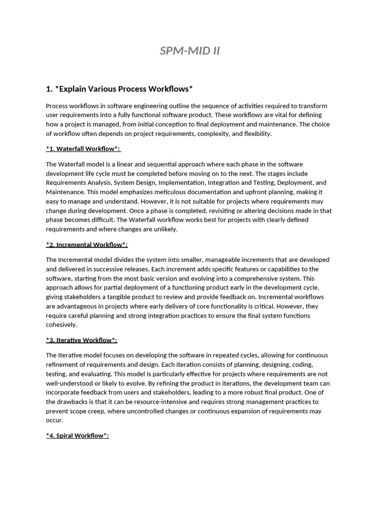Process Automation in SPM Workflows | PDF | Software Development ...