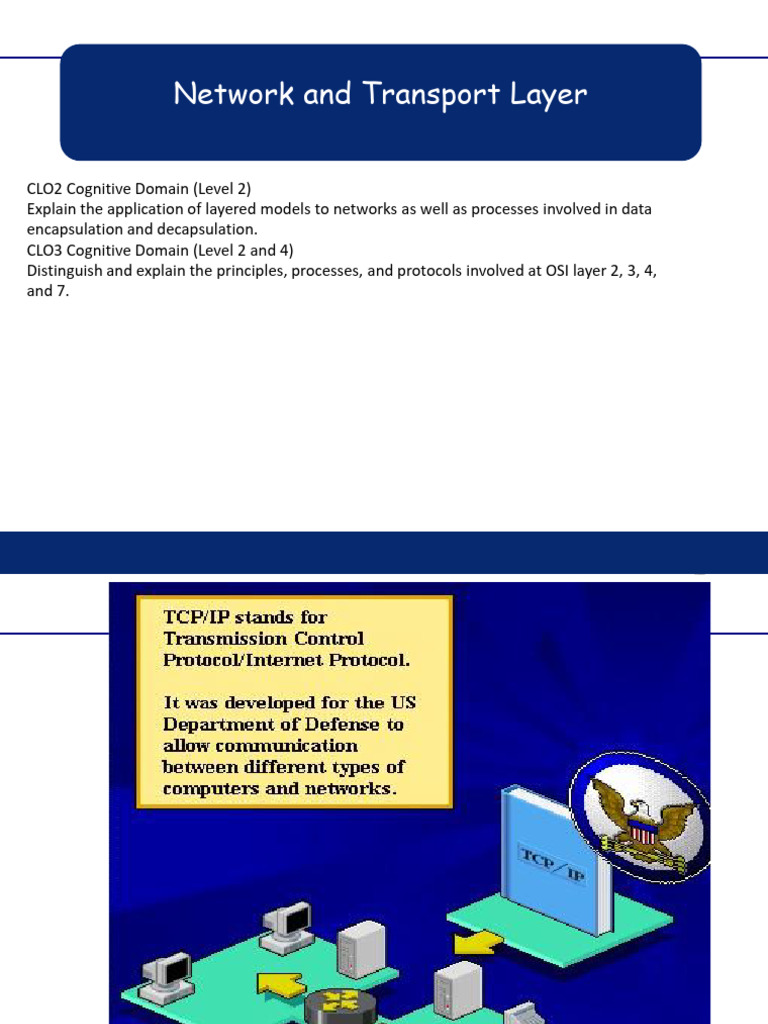 Network and Transport Layer Protocols Overview | PDF | Transmission ...