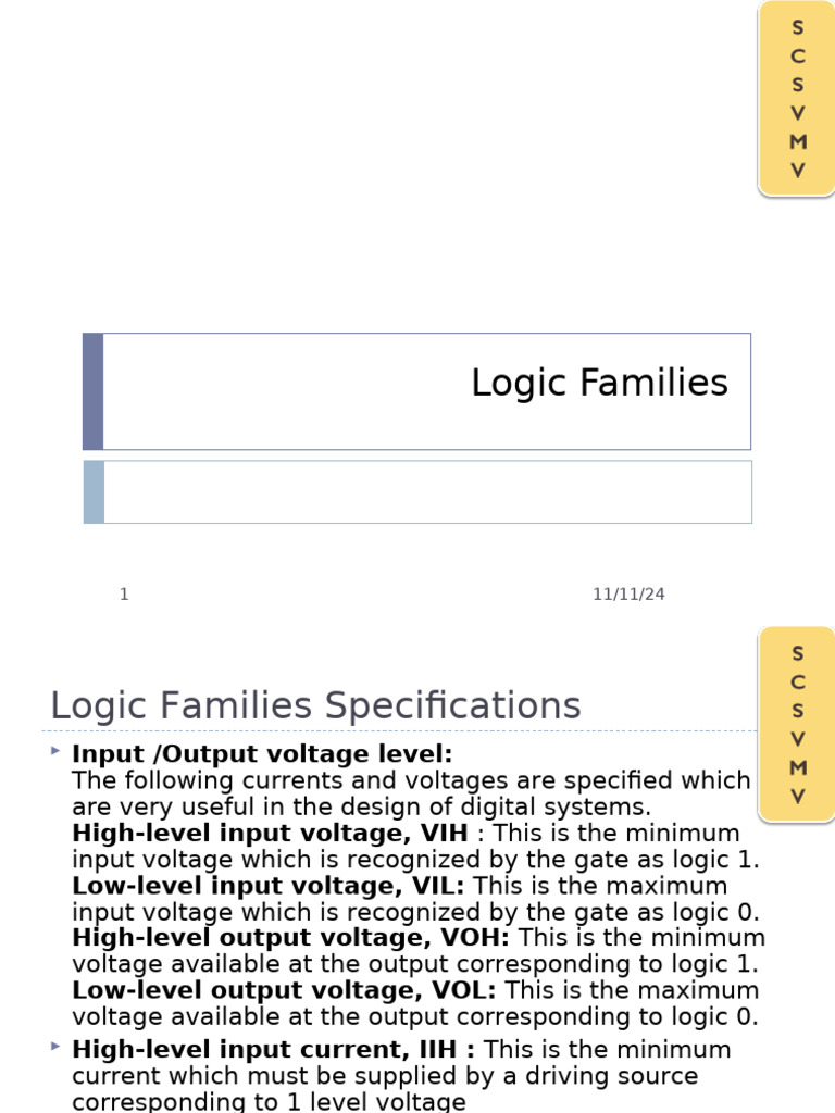 Digital Logic Families - TTL - NMOS | PDF | Logic Gate | Digital ...