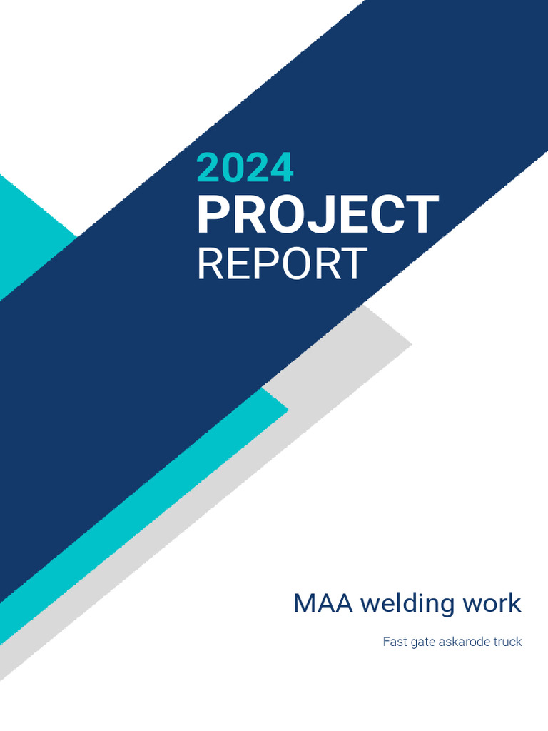 MAA Welding Work Project Report 2024 | PDF | Current Liability | Money