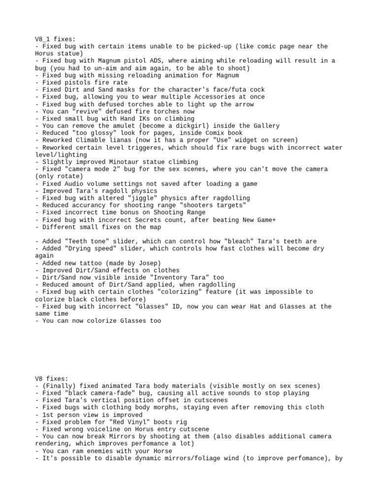 V8.1 Update: Bug Fixes and Improvements | PDF
