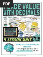 Place Value Monster Game | PDF
